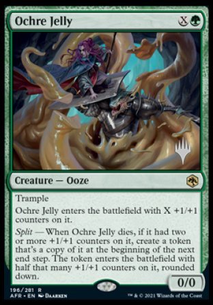 Ochre Jelly (Promo Pack) [Dungeons & Dragons: Adventures in the Forgotten Realms Promos] - Destination Retro