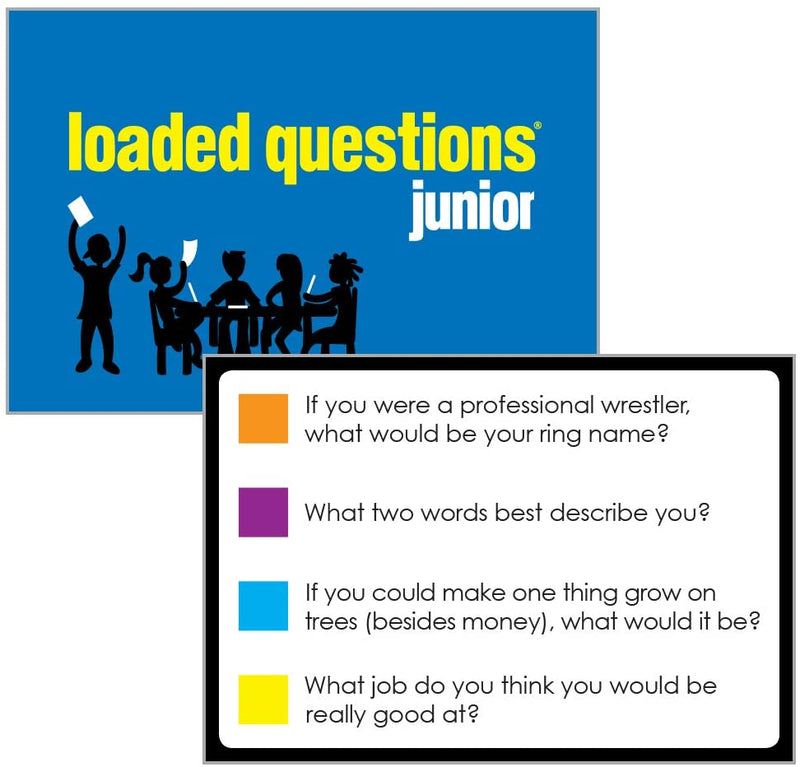 All Things Equal Loaded Questions Junior Card Game - Destination Retro