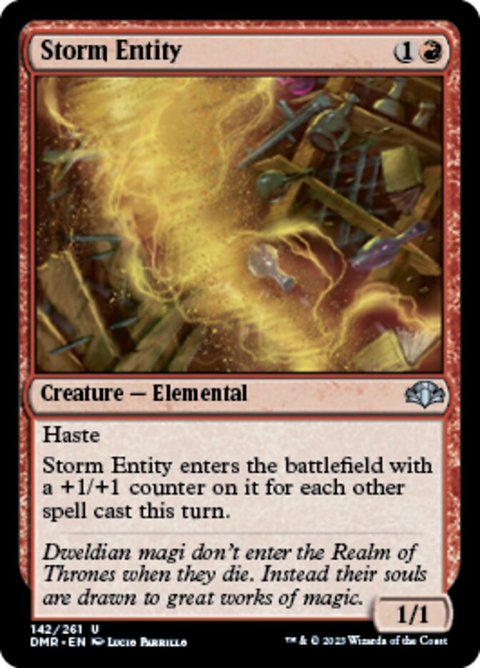 Storm Entity [Dominaria Remastered] - Destination Retro