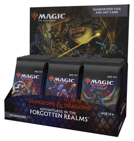 MTG - DUNGEONS & DRAGONS: ADVENTURES IN THE FORGOTTEN REALMS - SET BOOSTER BOX - Destination Retro