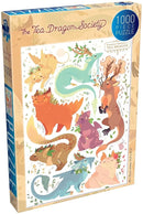 PUZZLES - THE TEA DRAGON SOCIETY- Common Varieties of Tea Dragons - 1000 PIECES - Destination Retro