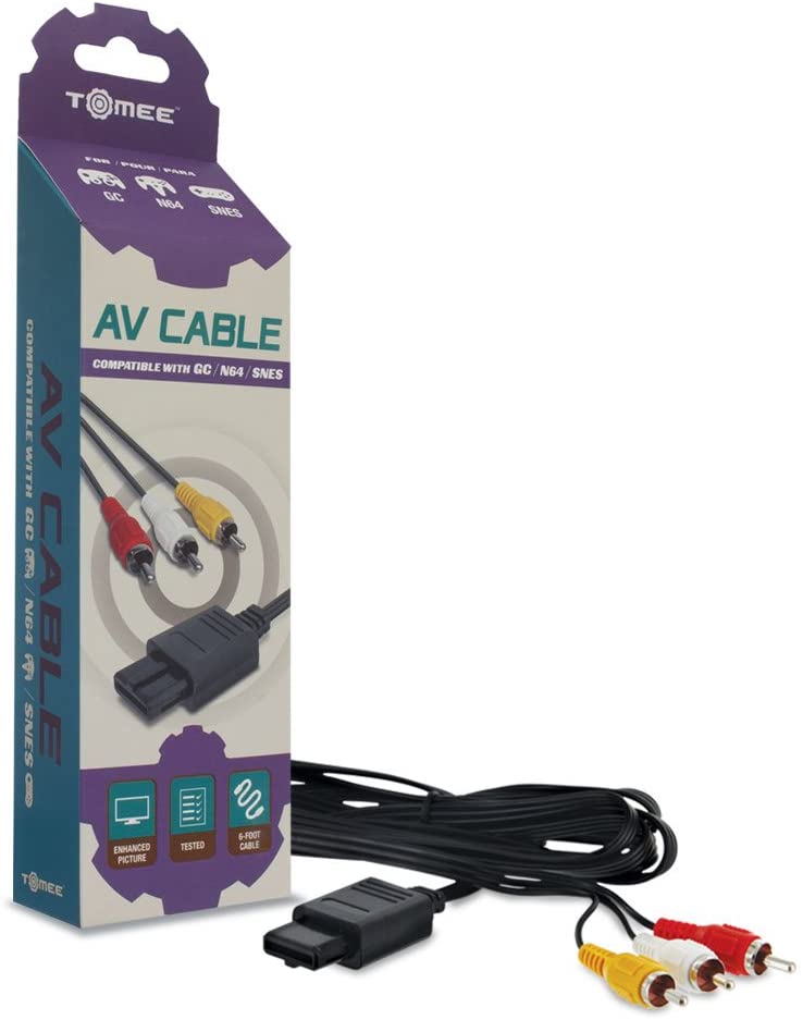 Tomee AV Cable for Gamecube/ N64/ SNES - Destination Retro