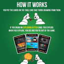 Streaking Kittens Expansion Set - A Russian Roulette Card Game, Easy Family-Friendly Party Games - Card Games for Adults, Teens & Kids - 15 Card Add-on - Destination Retro