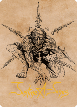 Bhaal, Lord of Murder Art Card (Gold-Stamped Signature) [Commander Legends: Battle for Baldur's Gate Art Series] - Destination Retro