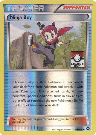 Ninja Boy (103/114) (League Promo) [XY: Steam Siege] - Destination Retro