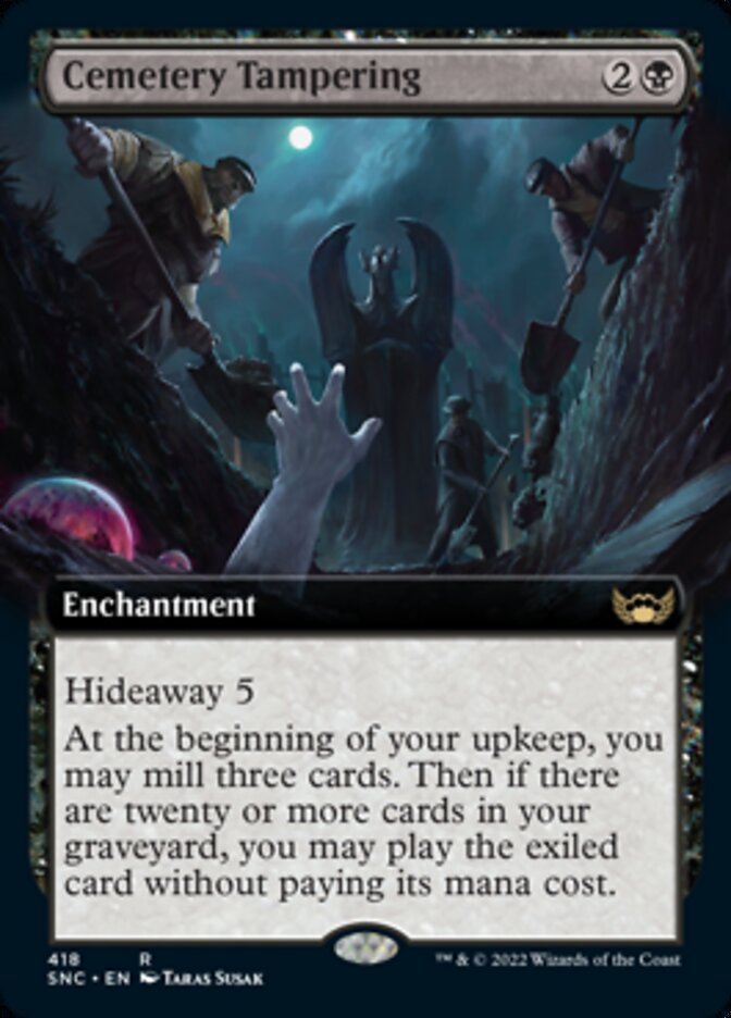 Cemetery Tampering (Extended Art) [Streets of New Capenna] - Destination Retro