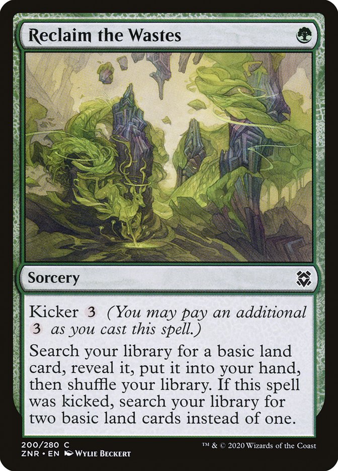 Reclaim the Wastes [Zendikar Rising] - Destination Retro