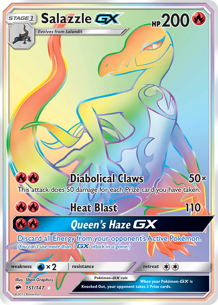 Salazzle GX (151/147) [Sun & Moon: Burning Shadows] - Destination Retro