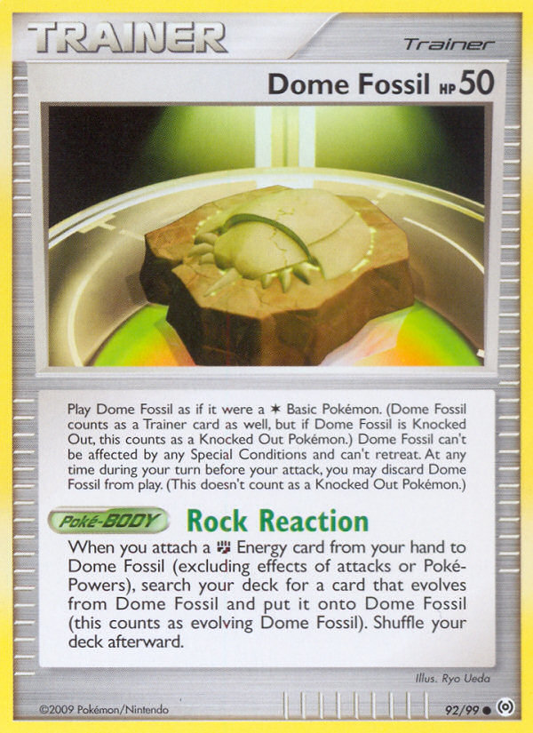 Dome Fossil (92/99) [Arceus] - Destination Retro
