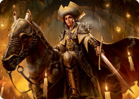 Seasoned Cathar Art Card [Innistrad: Midnight Hunt Art Series] - Destination Retro