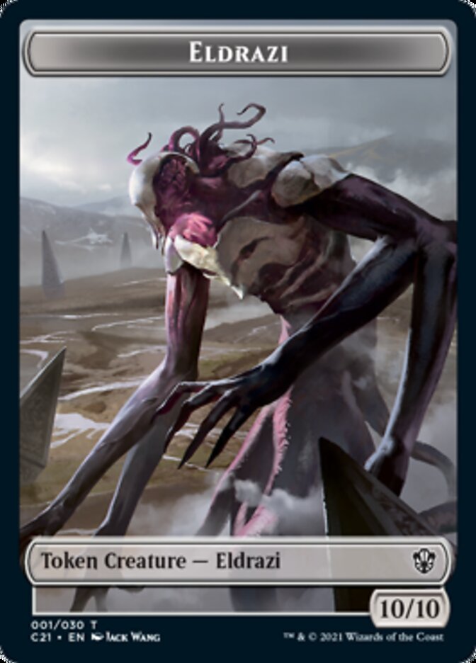 Eldrazi // Champion of Wits Token [Commander 2021 Tokens] - Destination Retro
