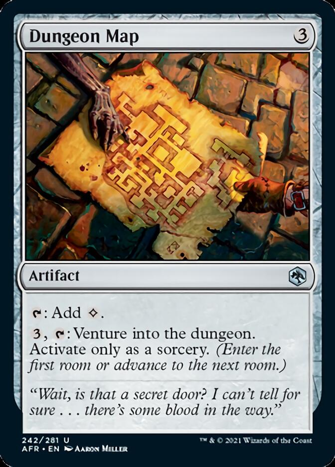 Dungeon Map [Dungeons & Dragons: Adventures in the Forgotten Realms] - Destination Retro