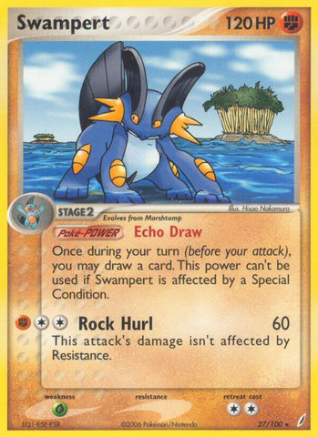 Swampert (EX Crystal Guardians) (27/100) [Theme Deck Exclusives] - Destination Retro