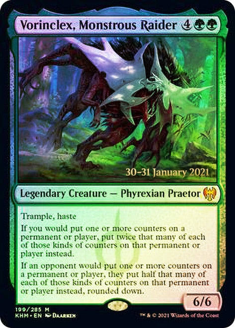 Vorinclex, Monstrous Raider  [Kaldheim Prerelease Promos] - Destination Retro