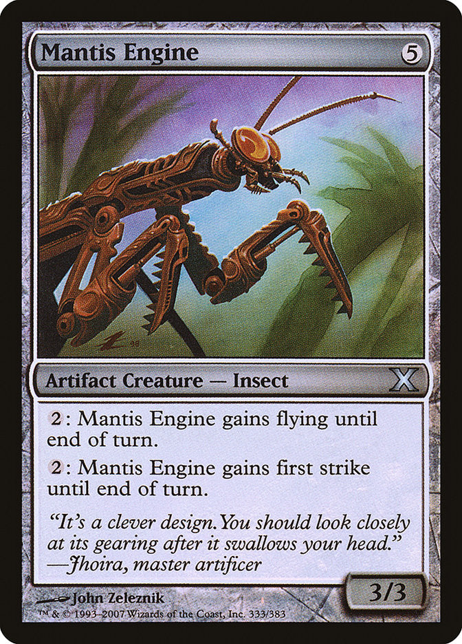 Mantis Engine (Premium Foil) [Tenth Edition] - Destination Retro