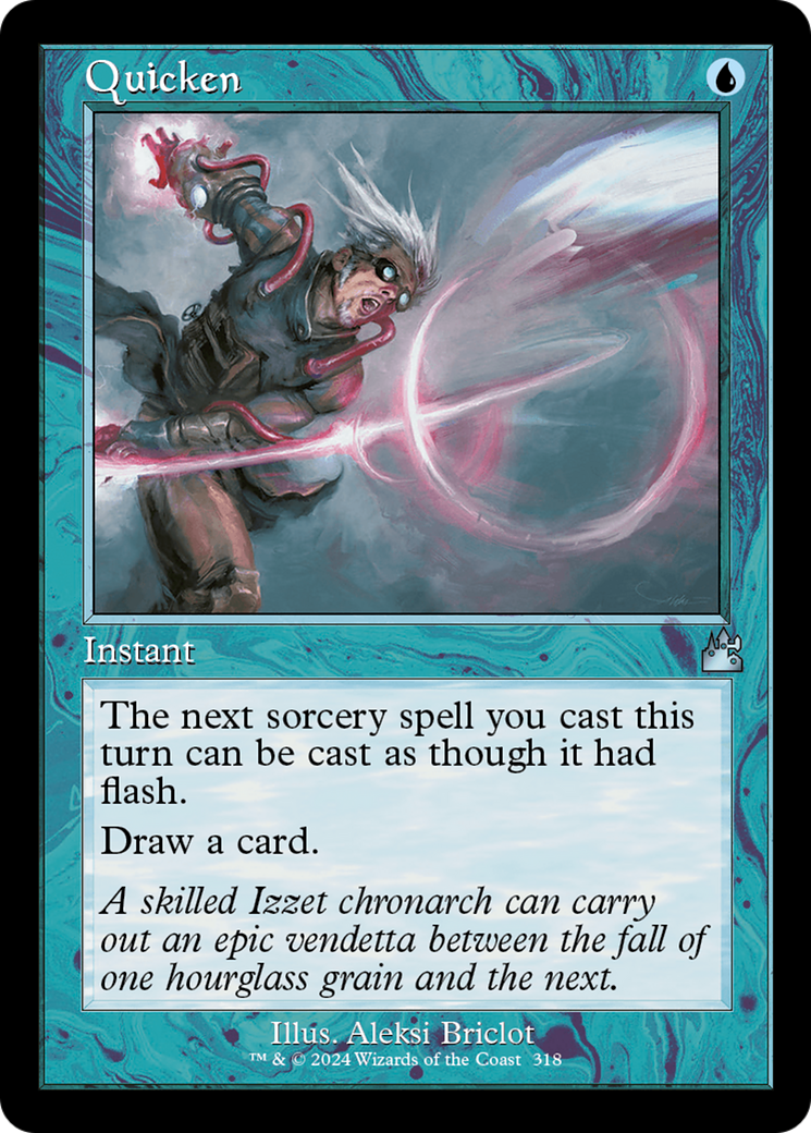 Quicken (Retro Frame) [Ravnica Remastered] - Destination Retro