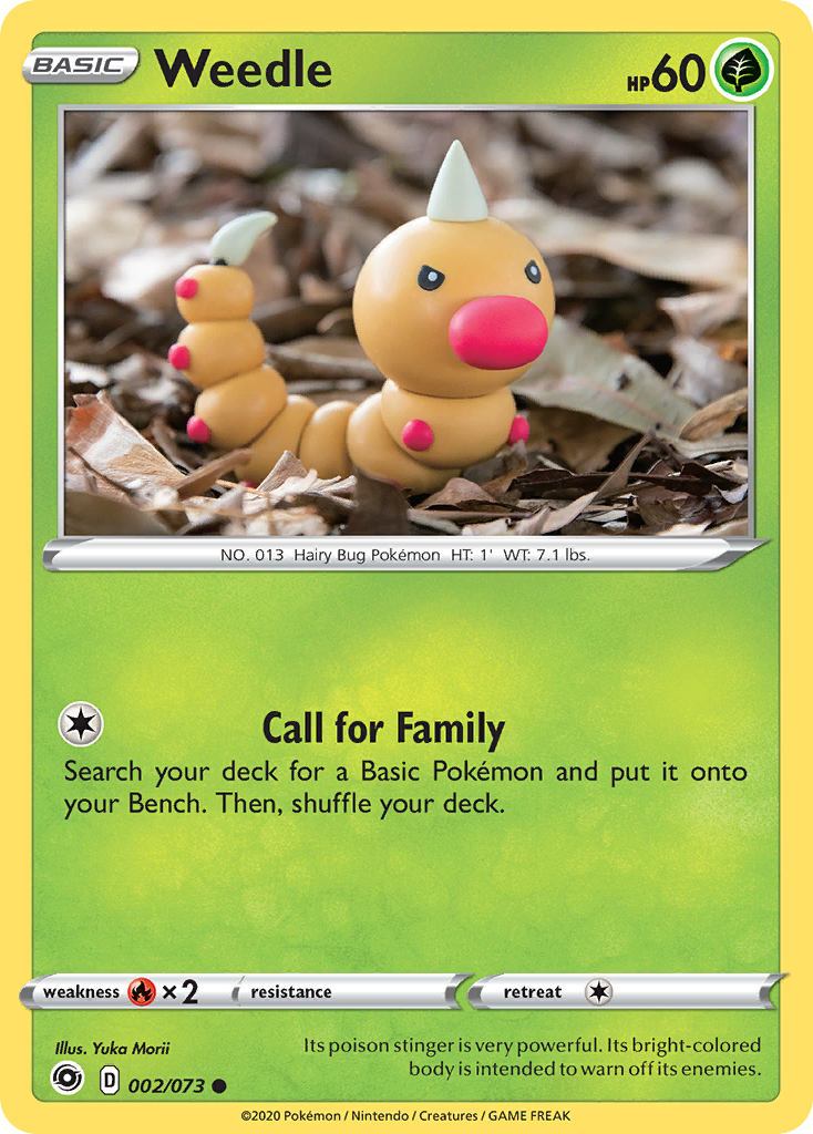 Weedle (2/073) [Sword & Shield: Champion's Path] - Destination Retro