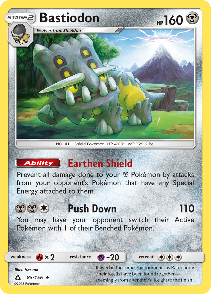 Bastiodon (85/156) [Sun & Moon: Ultra Prism] - Destination Retro