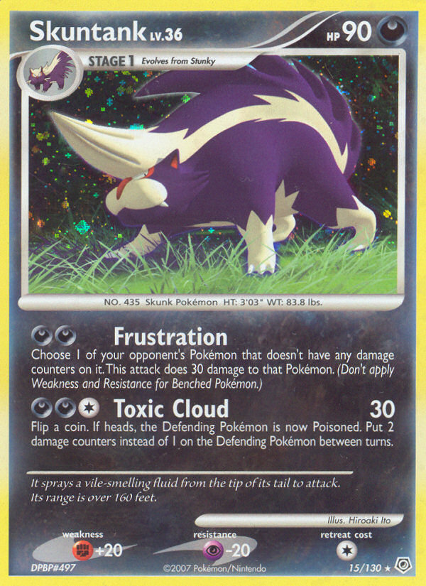 Skuntank (15/130) [Diamond & Pearl: Base Set] - Destination Retro
