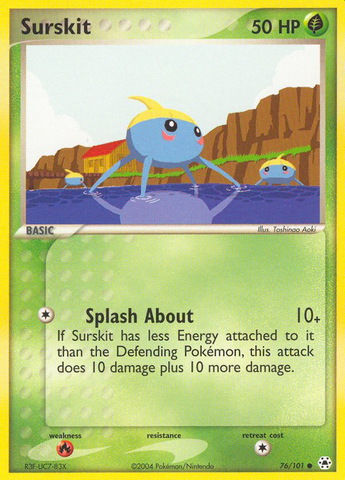 Surskit (76/101) [EX: Hidden Legends] - Destination Retro