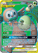 Rowlet & Alolan Exeggutor GX (214/236) [Sun & Moon: Unified Minds] - Destination Retro