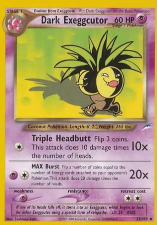 Dark Exeggutor (33/105) [Neo Destiny Unlimited] - Destination Retro
