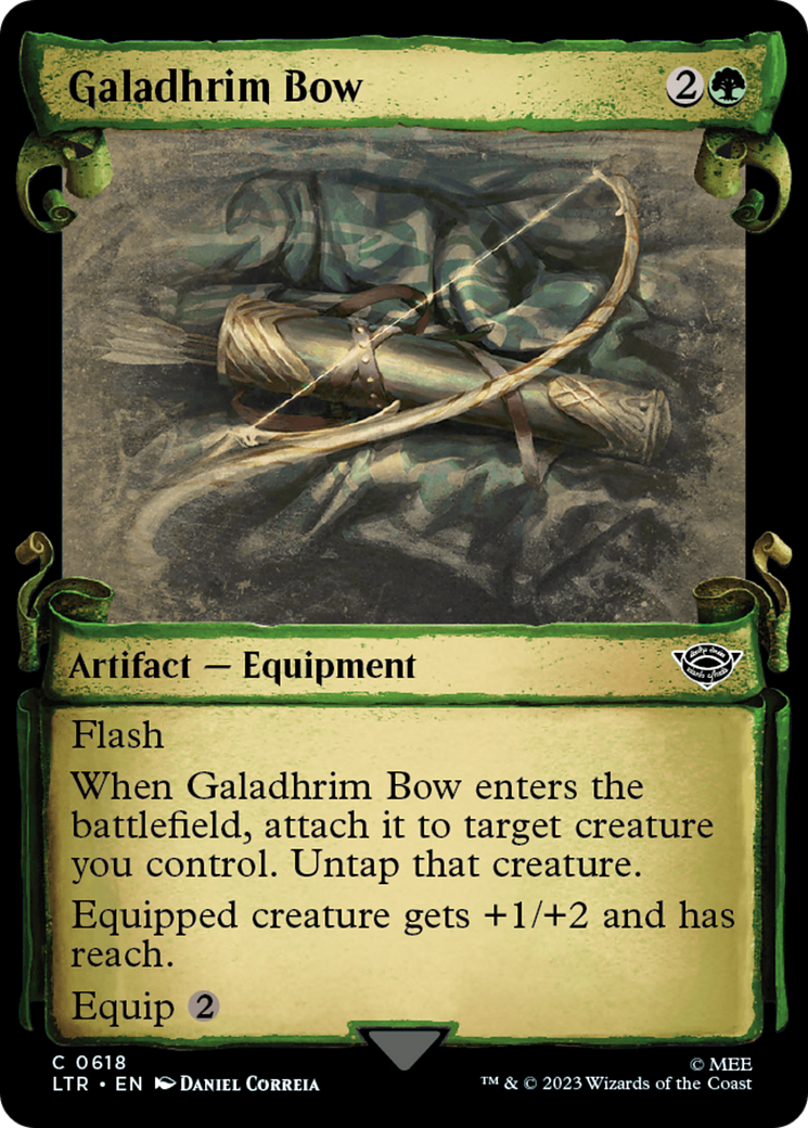 Galadhrim Bow [The Lord of the Rings: Tales of Middle-Earth Showcase Scrolls] - Destination Retro