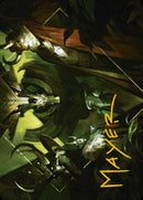 Meeting of the Five Art Card (Gold-Stamped Signature) [Streets of New Capenna Art Series] - Destination Retro