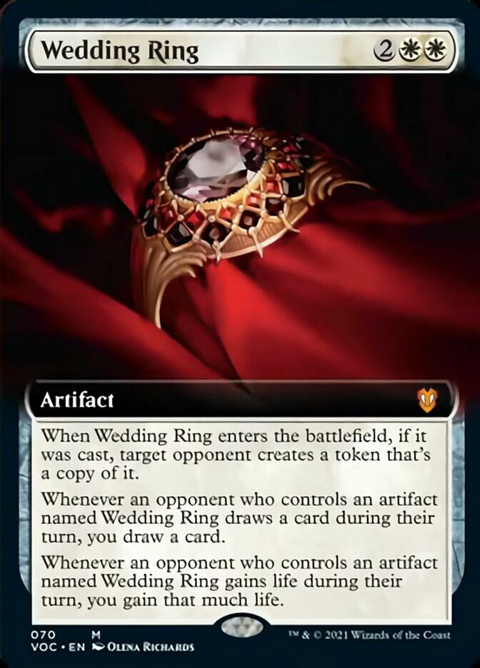 Wedding Ring (Extended) [Innistrad: Crimson Vow Commander] - Destination Retro