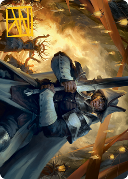 Ritual Guardian Art Card (Gold-Stamped Signature) [Innistrad: Midnight Hunt Art Series] - Destination Retro