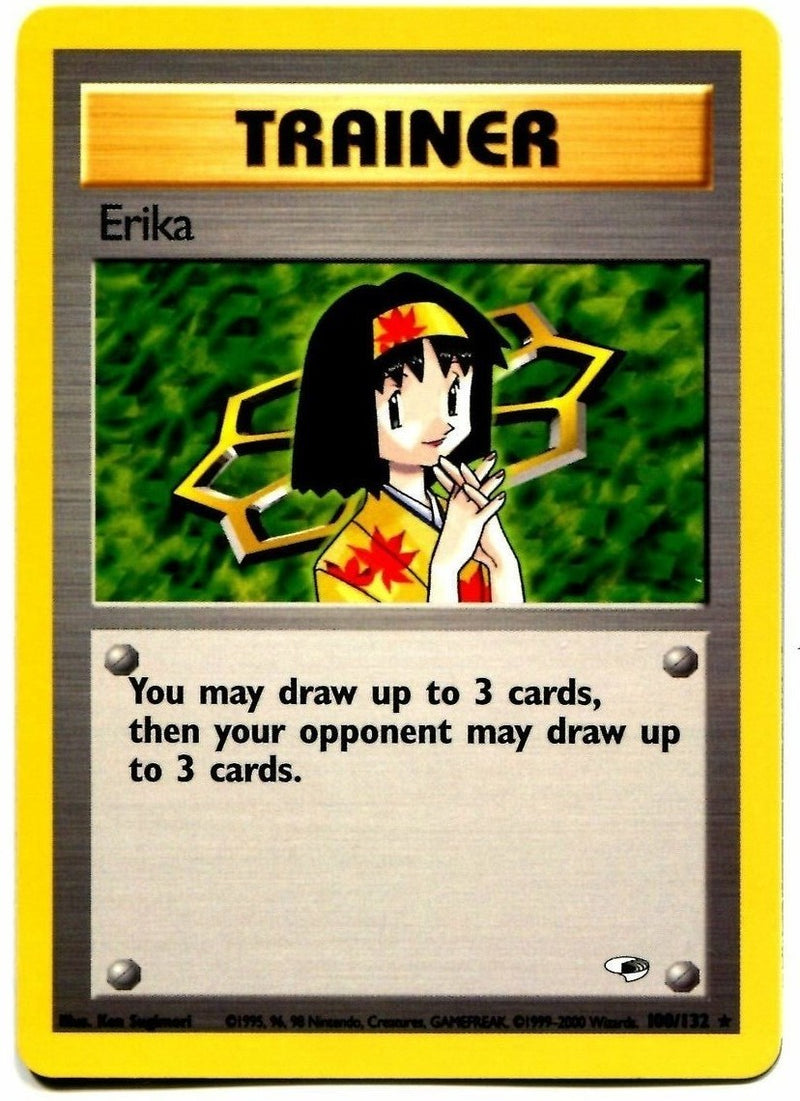 Erika (100/132) [Gym Heroes Unlimited] - Destination Retro