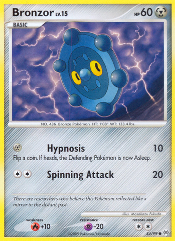 Bronzor (54/99) [Arceus] - Destination Retro