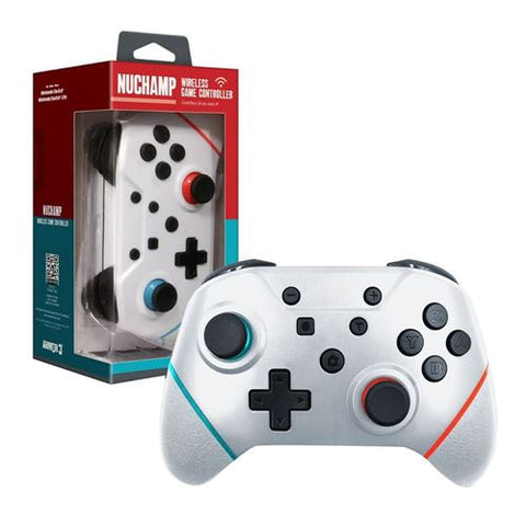 Nintendo Switch White NuChamp Wireless Game Controller - Destination Retro