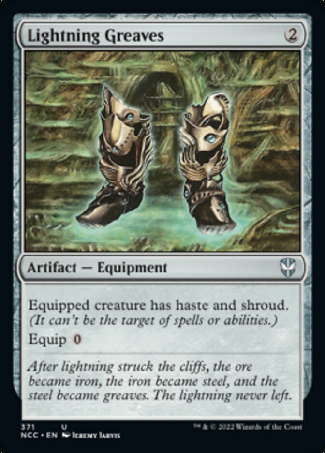 Lightning Greaves [Streets of New Capenna Commander] - Destination Retro