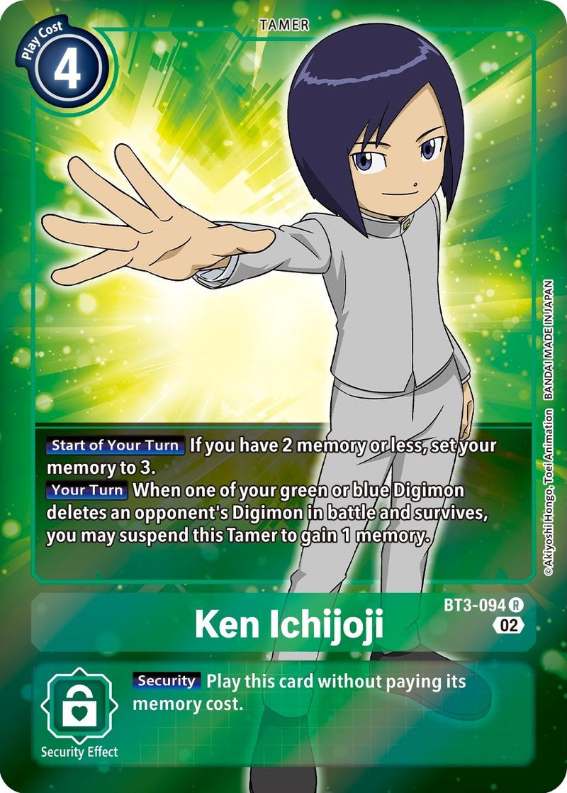 Ken Ichijoji [BT3-094] (Alternate Art) [Starter Deck: Ragnaloardmon] - Destination Retro