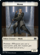 Cat Dragon // Monk Double-sided Token [Double Masters 2022 Tokens] - Destination Retro