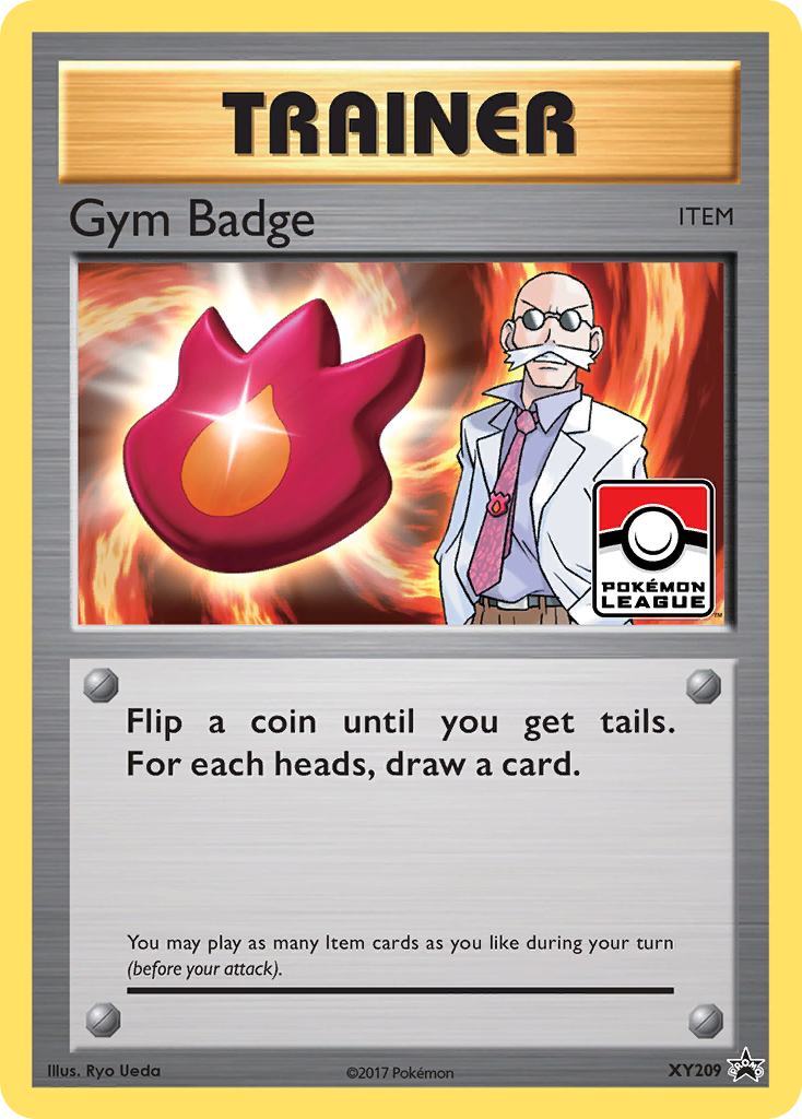 Gym Badge (XY209) (Blaine) [XY: Black Star Promos] - Destination Retro
