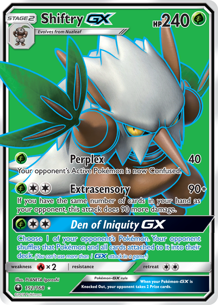 Shiftry GX (152/168) [Sun & Moon: Celestial Storm] - Destination Retro