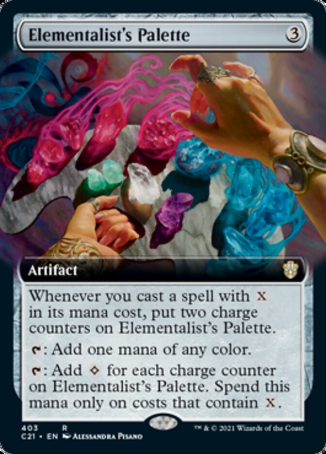 Elementalist's Palette (Extended) [Commander 2021] - Destination Retro