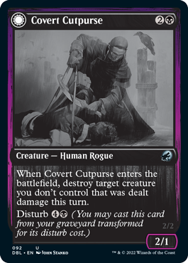 Covert Cutpurse // Covetous Geist [Innistrad: Double Feature] - Destination Retro