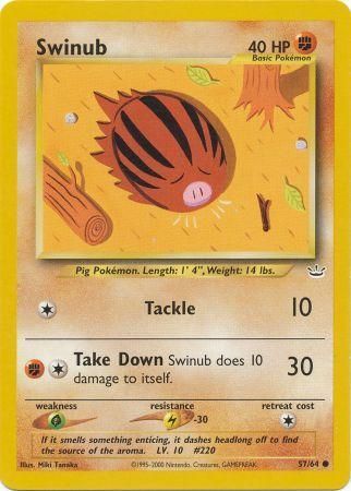 Swinub (57/64) [Neo Revelation Unlimited] - Destination Retro