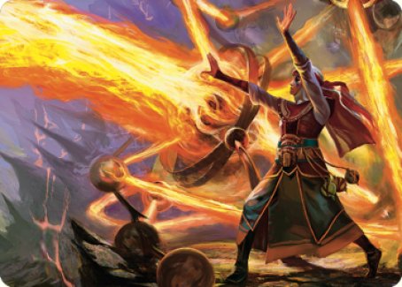 Ghitu Amplifier Art Card [Dominaria United Art Series] - Destination Retro