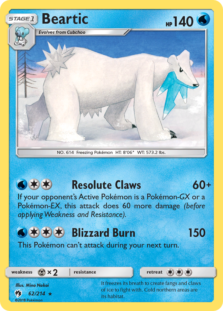 Beartic (62/214) [Sun & Moon: Lost Thunder] - Destination Retro