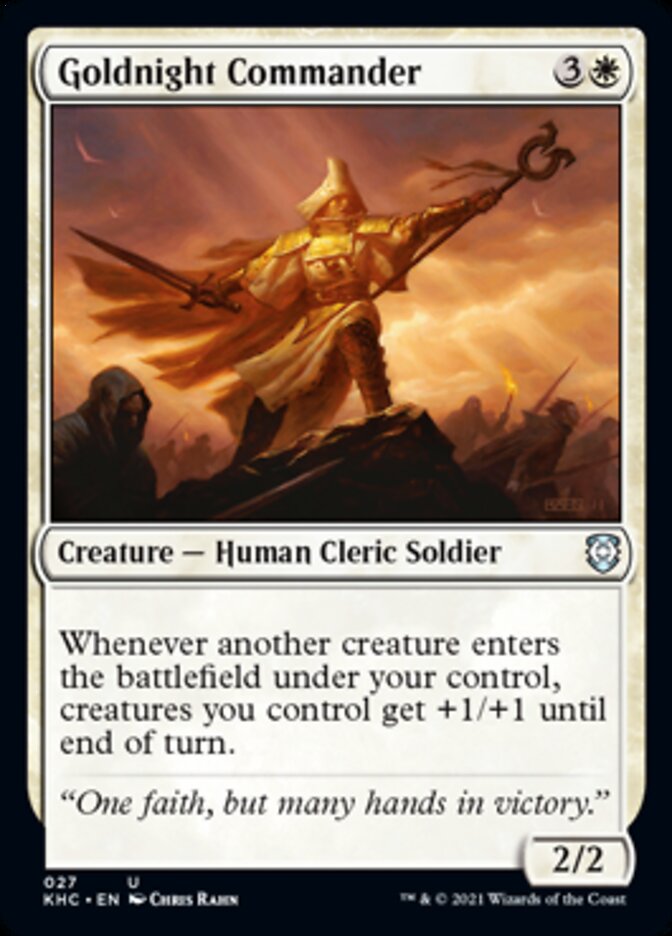Goldnight Commander [Kaldheim Commander] - Destination Retro