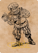 Volo, Itinerant Scholar Art Card (Gold-Stamped Signature) [Commander Legends: Battle for Baldur's Gate Art Series] - Destination Retro