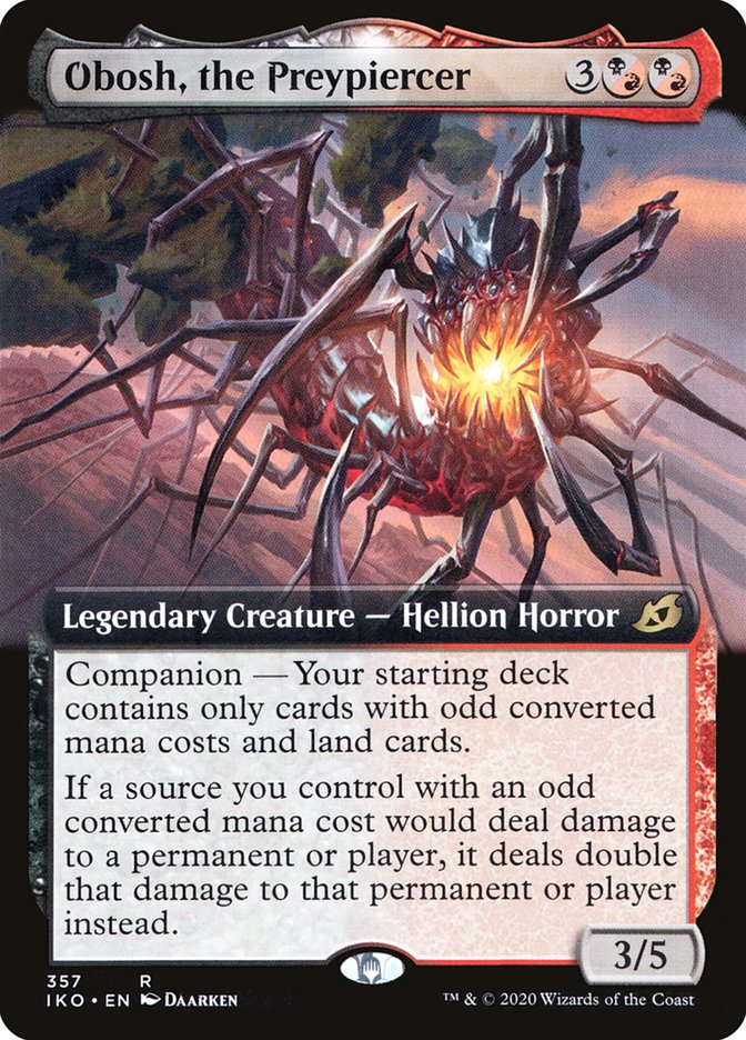 Obosh, the Preypiercer (Extended Art) [Ikoria: Lair of Behemoths] - Destination Retro
