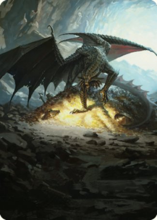Ancient Copper Dragon Art Card (04) [Commander Legends: Battle for Baldur's Gate Art Series] - Destination Retro