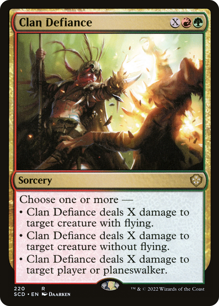 Clan Defiance [Starter Commander Decks] - Destination Retro