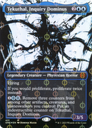 Tekuthal, Inquiry Dominus (Borderless Ichor Step-and-Compleat Foil) [Phyrexia: All Will Be One] - Destination Retro