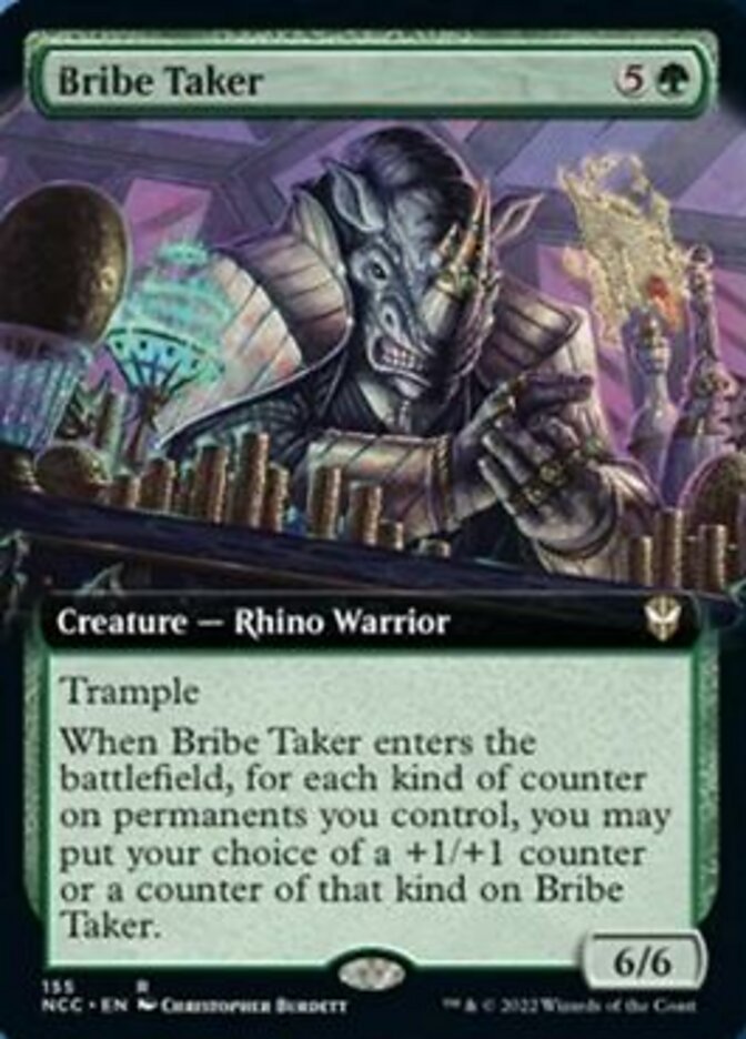 Bribe Taker (Extended Art) [Streets of New Capenna Commander] - Destination Retro